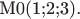 M0(1;2;3).