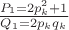 $\frac{P_1=2p_k^2+1}{Q_1=2p_kq_k}$