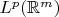 $L^p(\mathbb{R}^m)$