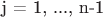 j = 1, ..., n-1
