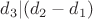 $d_3|(d_2-d_1)$