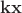 $\mathbf{k x}$