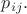 $p_{ij}.$