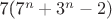 7(7^n+3^n-2)