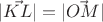 $|\vec{KL}| = |\vec{OM}|$