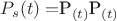 $P_s(t)=$P_ч(t)$P_м(t)