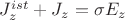 $J^{ist}_z+J_z=\sigma E_z$