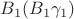 $B_1 (B_1\gamma_1)$