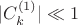 $|C_k^{(1)}|\ll 1$