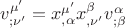 $v_{;\nu'}^{\mu '}  = x_{,\alpha }^{\mu '} x_{,\nu '}^\beta  v_{;\beta }^\alpha$