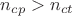 $ n_{cp} > n _{ct}$