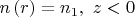 $n\left(r\right)=n_{1},\ z<0$