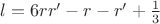 $l=6rr'-r-r'+\frac13$