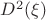 $D^2(\xi)$