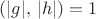$(|g|,\,|h|)=1$