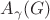 $A_{\gamma}(G)$