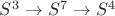 $S^3\to S^7\to S^4$