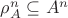 $\[\rho _A^n \subseteq {A^n}\]$