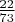 $\frac{22}{73}$