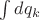 $\int dq_k $