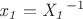 ${\it x_1}={{\it X_1}}^{-1}$