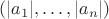 $(|a_1|,\ldots,|a_n|)$