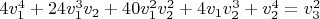 $4 v_1^4+24 v_1^3 v_2+40 v_1^2 v_2^2+4 v_1 v_2^3+v_2^4=v_3^2$