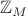 $\mathbb{Z}_M$