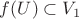 $f(U)\subset V_1$