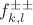 $f^{\pm \pm}_{k,l}$