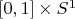 $[0,1]\times S^1$