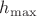 $h_{\max}$