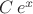 $C\,e^x$
