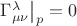 $\Gamma^{\lambda}_{\mu\nu}\big|_p=0$