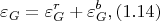 $$\varepsilon_G = \varepsilon_G^r + \varepsilon_G^b, (1.14)$$