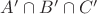 $A' \cap B' \cap C'$