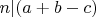 $n | (a + b - c)$