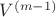 $V^{(m-1)}$