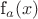 f_a(x)