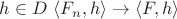 $h\in D \ \langle F_n,h\rangle \to \langle F,h\rangle$