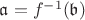 $\mathfrak{a}=f^{-1}(\mathfrak{b})$