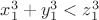 $x_1^3 + y_1^3 < z_1^3$