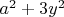 $a^2 + 3y^2$