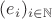 $(e_i)_{i\in \mathbb N}$