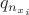 $q_{n_{x_i}}$