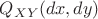 $Q_{XY}(dx,dy)$