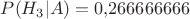 $P(H_{3} | A)=0{,}266666666$