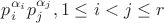$p_i^{\alpha _i}p_j^{\alpha _j},1\leq i<j\leq r$ $p_i^{\alpha _i}p_j^{\alpha _j},1\leq i<j\leq r$