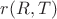 $r(R,T)$