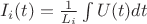 $I_i(t) = \frac{1}{L_i} \int U(t) dt$